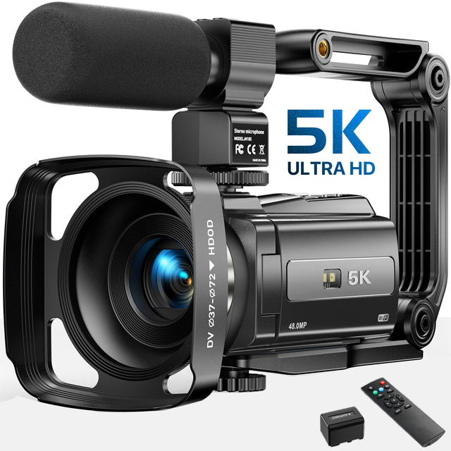 Professional 5K Full Camera Equipped with 16X 48.0 0k Digital DSLR Convenient Vlog 3.0inch HD Camera