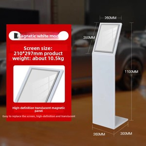 Expositor de Piso Acrílico A4 para Precios de Autos, con Logotipo Personalizado, Base Resistente al Agua, para Exhibición en Concesionarios y Ferias Automotrices - Product Image 3