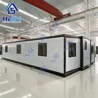 Pas cher 20Ft 40Ft Conteneur Extensible Maison Préfabriquée Deux Chambres Villa Préfabriqué Granny Flat Portable Home Casas Prefabricadas