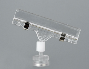 Portaetiquetas de Plástico Transparente con Clip POP, Soporte de Exhibición para Almacenamiento y Suministros de Supermercado - Product Image 1