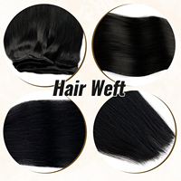 Fournisseur en gros de mèches de cheveux humains Remy, qualité 12A, cheveux raides, 100g, marque Yamei, trame machine, toutes couleurs