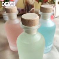 Bouteille diffuseur 180 ml – Parfum d'ambiance pour chambre à coucher – Flacon en verre avec bouchon en bois