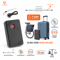 Traceur GPS sans fil pour vélo et valise, autonomie de 7 jours, détection de zone aveugle, téléchargement automatique, sans abonnement, compatible plateforme
