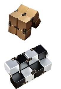 ของเล่นนิ้วมือแบบปรับแต่งได้ - ลูกบาศก์อินฟินิตี้โลหะแข็งแรงพิเศษเพื่อคลายความเครียดและความวิตกกังวล ของขวัญสุดพิเศษสำหรับผู้ที่ชื่นชอบสัมผัส - Product Image 3