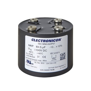 Condensador de CC Electronicon 85uf 2000v Mkp1 Fabricado en Alemania para Ingeniería Eléctrica - Product Image 3