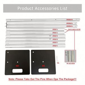 Backdrop Display Stage Decoration Adjustable Size Sequin Wall Backdrop <b>Stand</b> Strong Drap <b>Pipe</b> <b>Stands</b> Frame - Product Image 6