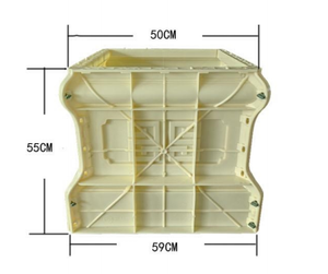 Reazone RZSH Molde de columna de plástico ABS para exteriores Materiales de construcción de muelle de estilo romano cuadrado con fuerte resistencia y barra de refuerzo en el interior - Product Image 5