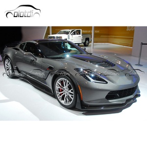 Extensiones de Parachoques Laterales Estilo H1, Faldones Laterales de Fibra de Carbono para Chevrolet Corvette C7 2013+ - Product Image 1