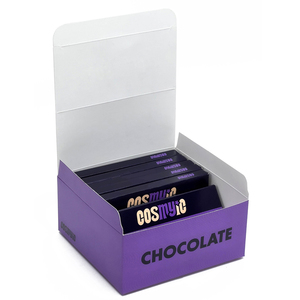 กล่องบรรจุภัณฑ์ขนม/ช็อกโกแลตทรง<span class=keywords><strong>เห็ด</strong></span> พับได้ ทำจากกระดาษแข็งสีขาว ปั๊มลาย UV หรูหรา พร้อมโลโก้ตามสั่ง - Product Image 6