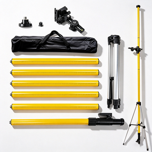 Niveau <span class=keywords><strong>laser</strong></span> professionnel vert DIY 420 cm (165 pouces) avec support télescopique, trépied et <span class=keywords><strong>tige</strong></span> de nivellement réglable - Product Image 1