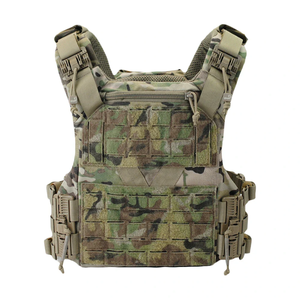 Gilet tactique Vanda Green <span class=keywords><strong>Camo</strong></span> en nylon 1000D, porte-plaques à libération rapide, plaques SAPI/ESAPI, équipement de protection personnel personnalisable - Product Image 1