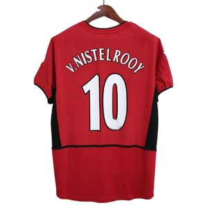 เสื้อฟุตบอลแขนสั้นย้อนยุคฤดูใบไม้ร่วงปี 2007/08 ของแมนเชสเตอร์ ไซส์ S-2XL สำหรับสโมสรยุโรป รับดรอปชิป - Product Image 1