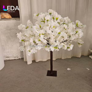 Arbres artificiels en soie LEDA, fleurs de cerisier, verdure, centres de table de mariage, décoration d'allée, Noël et Nouvel An, fibre de verre durable - Product Image 6