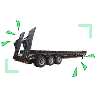 Werks preise 3-Achs-Tieflader Tieflader Tieflader Tieflader 50 Fuß Tieflader Dolly Sattel auflieger
