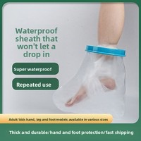 Bras supérieur manchon de douche douche housse de protection étanche adulte bras supérieur plâtre couverture adapté pour Fracture plaie coude