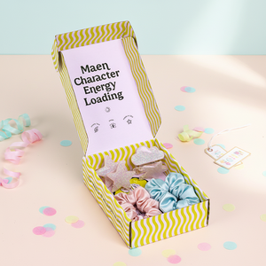 Caja de Cartón Corrugado de Alta Gama con Papel de Seda y <span class=keywords><strong>Rafia</strong></span> para Envíos, Cajas de Embalaje para Accesorios para el Cabello y Regalos - Product Image 1