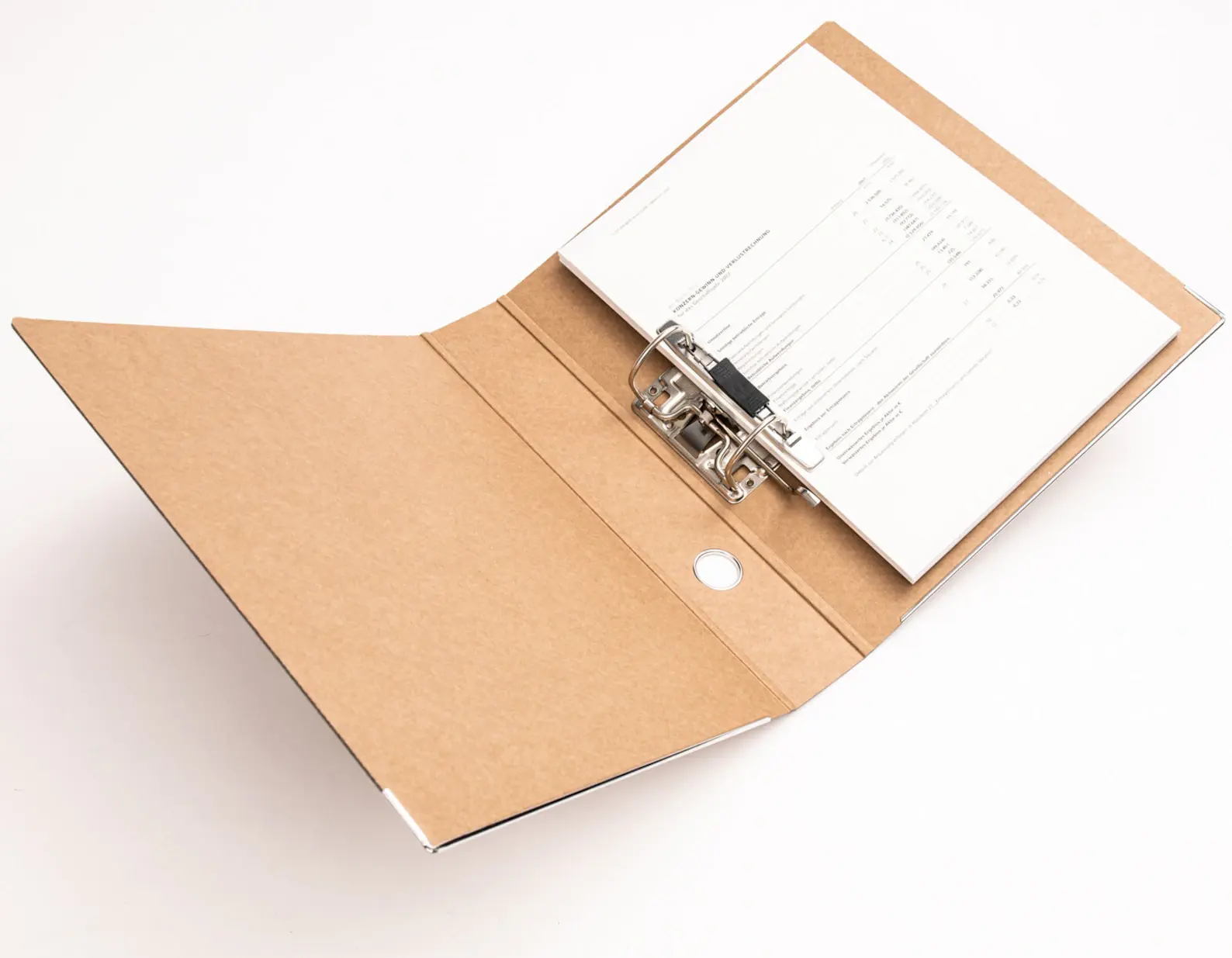 Pasta de ficheiro de papel adesivo a4 reciclável com proteção de borda dobras sustentáveis pasta de ficheiro de anel