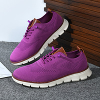 Tren Mode Musim Panas 2026 Sepatu Lari Bernapas Trendy Berbahan Mesh Ukuran Besar Sepatu Olahraga Kasual