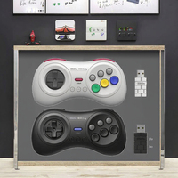 8Bitdo M30 Mini para Genesis Mini Mega Drive, Accesorios para Consola Switch, Controlador de Juego con Cable 2.4G, Motor de Vibración