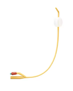 Kateter Foley Lateks Berlapis Silikon Grosir Pabrik dengan Ujung Coude - Product Image 2