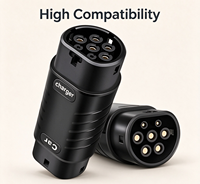 Adaptateur de charge portable pour VE GB/T vers Type 1 Type 2 Tesla, convertisseur conforme aux normes IP55 Europe et US, accessoires