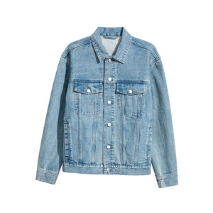 Chemise en jean décontractée pour homme, à manches longues, col rabattu, boutonnée, coupe classique confortable, style jean classique - Product Image 1