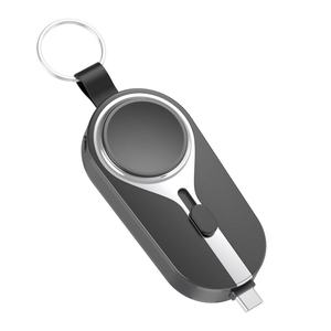 Porte-clés multifonction portable et tendance, batterie externe d'urgence, connecteur d'extension 4-en-1, charge sans fil pour téléphone portable et montre - Product Image 6