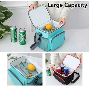 Sac isotherme pliable Sunnylife pour pique-nique, livraison de repas, vin, glace, déjeuner, avec logo personnalisé, écologique, doux, pour l'extérieur - Product Image 4