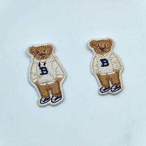 库存卡通动物刺绣服装补丁3D自粘熊刺绣补丁铁背包服装 - Product Image 4