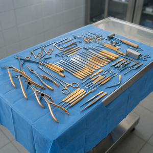 Ensemble d'instruments de chirurgie plastique professionnels en acier inoxydable, certifiés CE Classe I, garantie de 2 ans pour la chirurgie générale - Product Image 3
