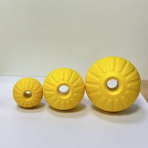 Giocattolo da Masticare per Cani in EVA Giallo Cavo Ecologico Resistente per Addestramento Interattivo e Gioco del Tiro alla Fune 2025 - Product Image 2