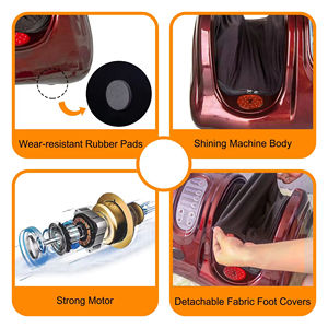 Appareil de massage électrique sans fil à commande à distance, 360°, à pression des doigts, pour les jambes et les pieds, pour le massage des réflexes et des mollets - Product Image 6