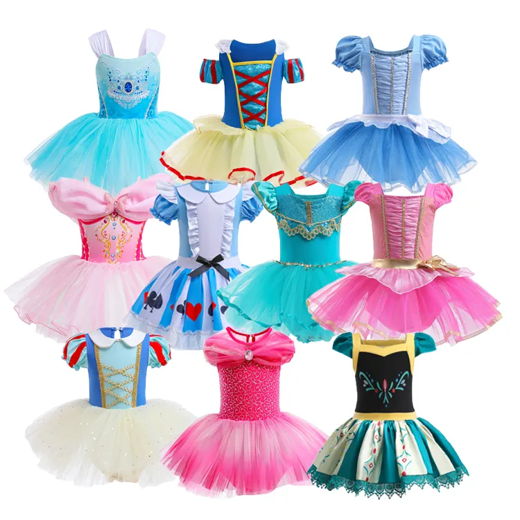 RTS Baby Dress Princess Kids Ballet Tutu Dance Costume Dress for Girls Ready to Ship