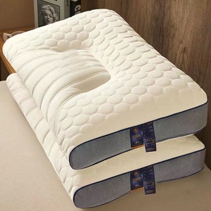 Oreillers de massage en coton à mémoire de forme à bas prix 48*74cm <span class=keywords><strong>Oreiller</strong></span> naturel <span class=keywords><strong>Oreiller</strong></span> de lit de soins de la colonne cervicale 3D de conception ergonomique - Product Image 5