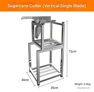 The Fruit Store Best Selling Manual Peeling Stainless Steel Sugarcane Cutter Machine - Product Image 4