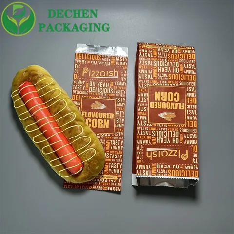 Bolsas de aluminio Wing para asar a la parrilla bolsa de hamburguesa