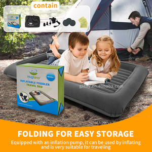 Cama de Viaje Inflable para Niños Pequeños, Set de Colchón de Aire Aflocado, Catre Portátil para Dormir con Bomba Eléctrica - Product Image 3
