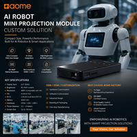 Mini vidéoprojecteur 4K 3D DLP LED dernier cri pour home cinéma, 2 Go de RAM, batterie portable, WiFi intégré, 150 lumens, Android 9, 32 Go de stockage