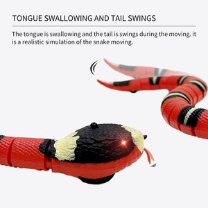 Escape Realistic <span class=keywords><strong>Jouet</strong></span> rechargeable de <span class=keywords><strong>serpent</strong></span> à détection intelligente interactif en forme de S pour chat Sentir automatiquement les obstacles - Product Image 3