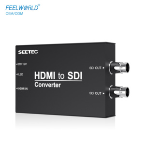 Convertisseur <span class=keywords><strong>HDMI</strong></span> vers SDI SEETEC HTS avec double sortie BNC pour prise en charge 3G-SDI, personnalisation OEM, impression de logo, prix direct usine - Product Image 1