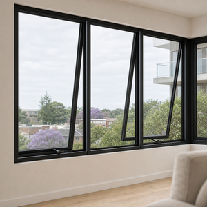 Ventana Abatible Vertical de Aleación de Aluminio <span class=keywords><strong>ROPO</strong></span> con Aislamiento Térmico para Escuelas, Baños, Cocinas y Talleres, AS2047 AS2208 - Product Image 4