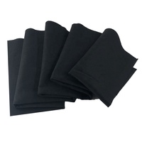 Moquette pour haut-parleur en polyester non tissé 100% noir et gris, moquette pour caisson de basses
