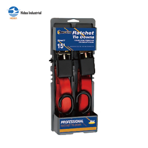 Kit de Correas de Amarre Multifunción P02, Paquete Minorista con Correas de Hebilla de 1 Pulgada, Correas de Trinquete y Ganchos en S para Ferreterías - Product Image 4