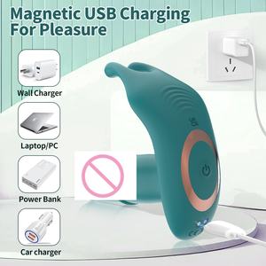 Vibrador de bala multifrecuencia con Control remoto inalámbrico de alimentación USB, vibrador de cama de doble extremo con doble punto G, clítoris, conejo, caracol - Product Image 3