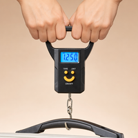 Balance numérique professionnelle de haute précision pour bagages, portable, avec écran LCD rétroéclairé et fonction tare