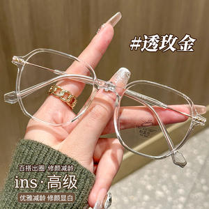 กรอบแว่นตา Danyang รุ่น 8020 ทรงสี่เหลี่ยม ป้องกันแสงสีฟ้า เลนส์ PC สำหรับผู้หญิง - Product Image 5