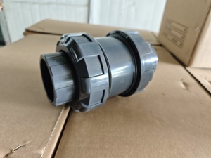 วาล์วกันกลับ UPVC ขนาด 1.5 นิ้ว/2 นิ้ว/2.5 นิ้ว แบบสปริง สำหรับตู้ปลา/ตู้เลี้ยงปลา อุปกรณ์เสริมเกรดเคมี - Product Image 3