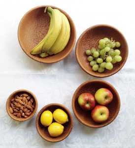 ชามไม้ธรรมชาติ คุณภาพพรีเมียม งานฝีมือตกแต่งอย่างประณีต ยั่งยืน ออร์แกนิค เหมาะสำหรับเสิร์ฟของว่าง ผลไม้ สลัด - Product Image 4