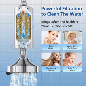 Vòi hoa sen lọc thay thế Cartridge cho nước cứng Loại bỏ Clo Florua & kim loại nặng, làm mềm nước - Product Image 5