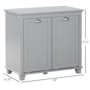 DB Grey-AS Tilt-Out Clasificador de lavandería Gabinete Organizador de almacenamiento de baño - Product Image 1